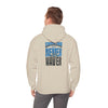 Carolina Fans Never Waver  w Leopard Football Unisex Heavy Blend™ Hooded Sweatshirt