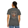 Never Waver Just A Mom Trying Not to Raise A&&holes' Design Unisex Garment-Dyed T-Shirt - '