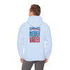 'Tennessee Fans Never Waver W Leopard Football' Casual Comfort for Team Fans Unisex Heavy Blend™ Hooded Sweatshirt