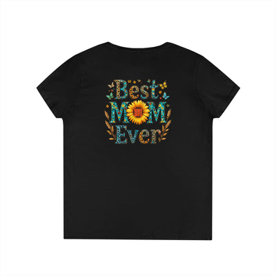 Best Mom Ever V-Neck T-Shirt | Perfect Gift for Mother's Day | Casual Everyday Wear