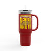 Los Angeles Fans Never Waver W-Leopard Football Insulated Travel Mug, 40oz