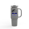 Never Waver Back The Blue 40oz Insulated Travel Mug