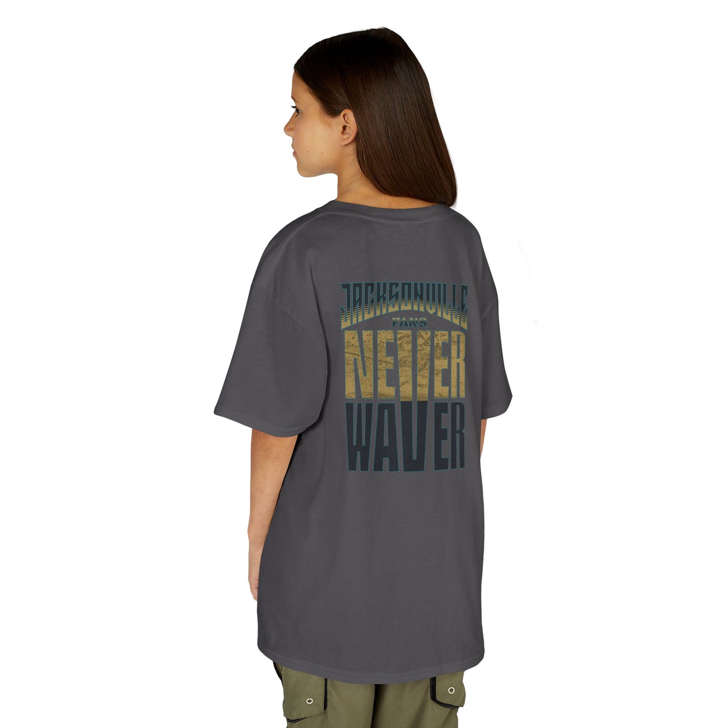 Jacksonville Fans Never Waver Kids Heavy Cotton™ Tee