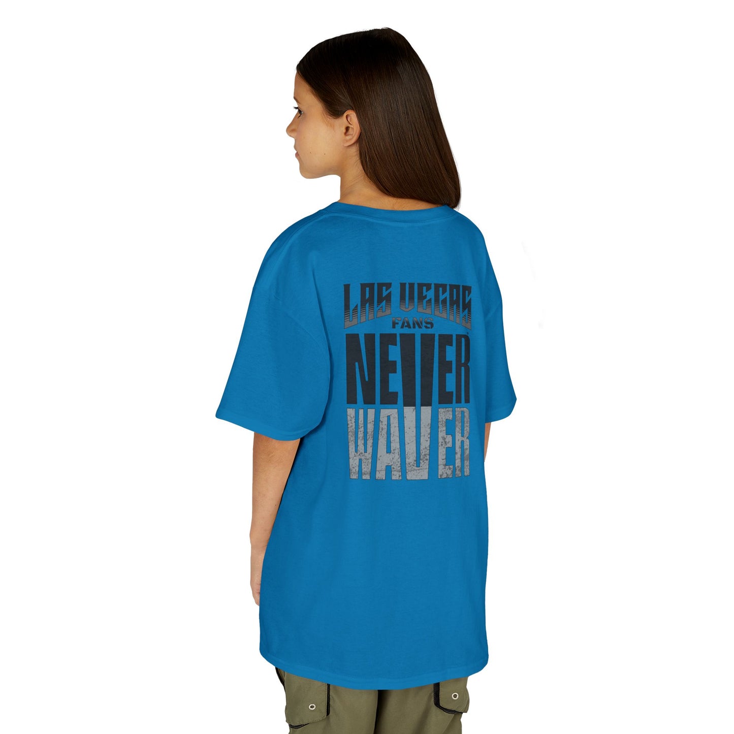 Las Vegas Fans Never Waver Kids Heavy Cotton™ Tee