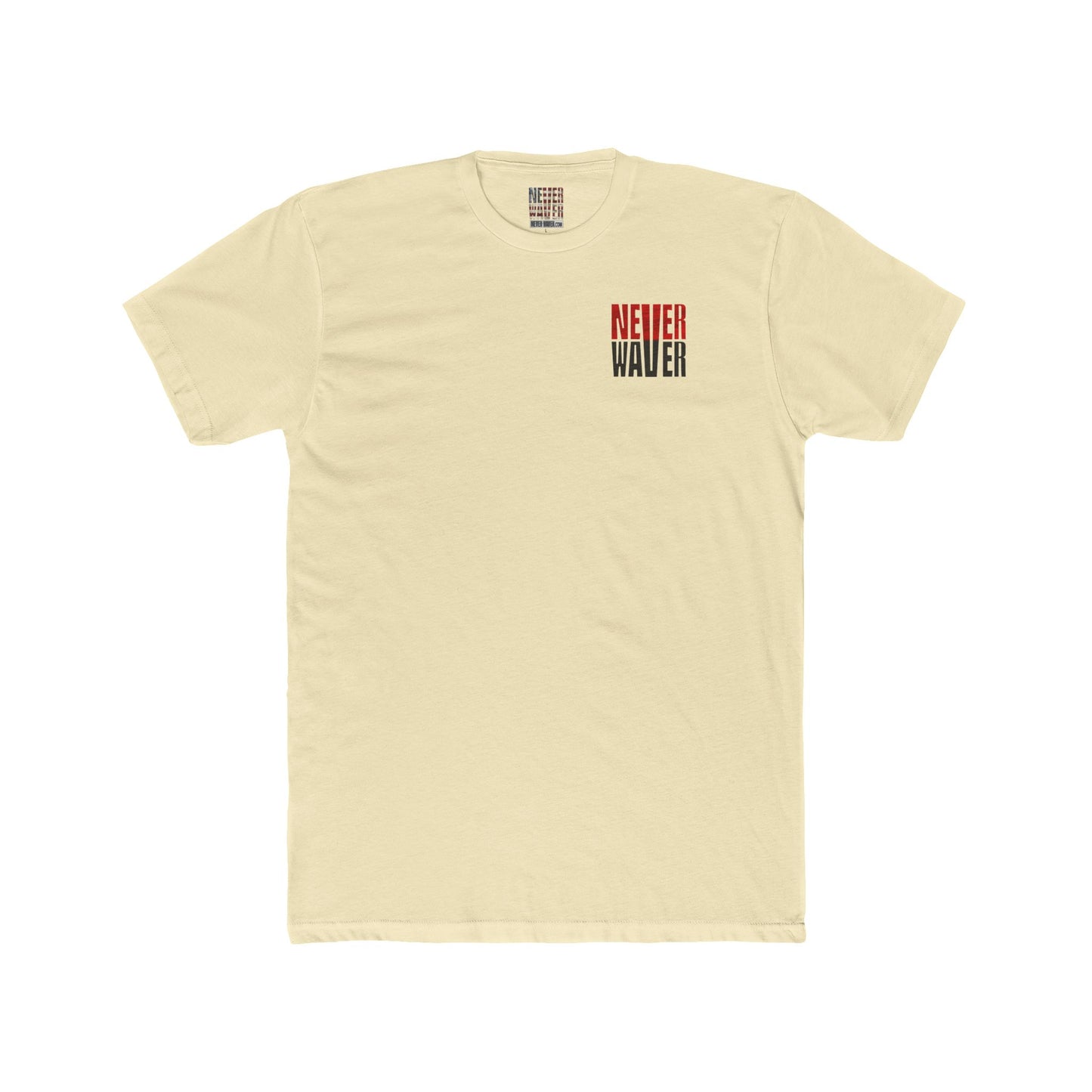 Tampa Bay Fans Never Waver Unisex Cotton Crew Tee