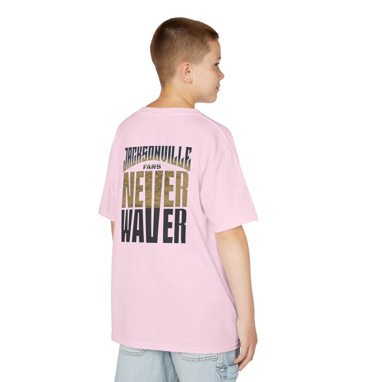 Jacksonville Fans Never Waver Kids Heavy Cotton™ Tee