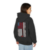 "Never Waver Golf American Flag" Hoodie for Young Golfers