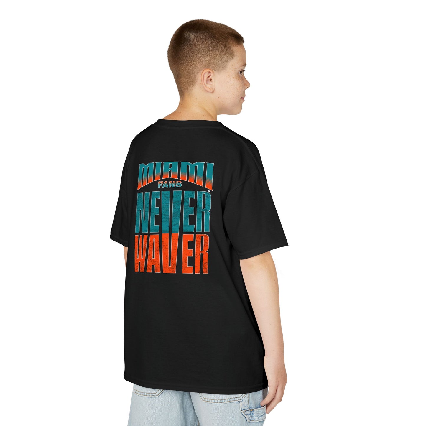 Miami Fans Never Waver Kids Heavy Cotton™ Tee