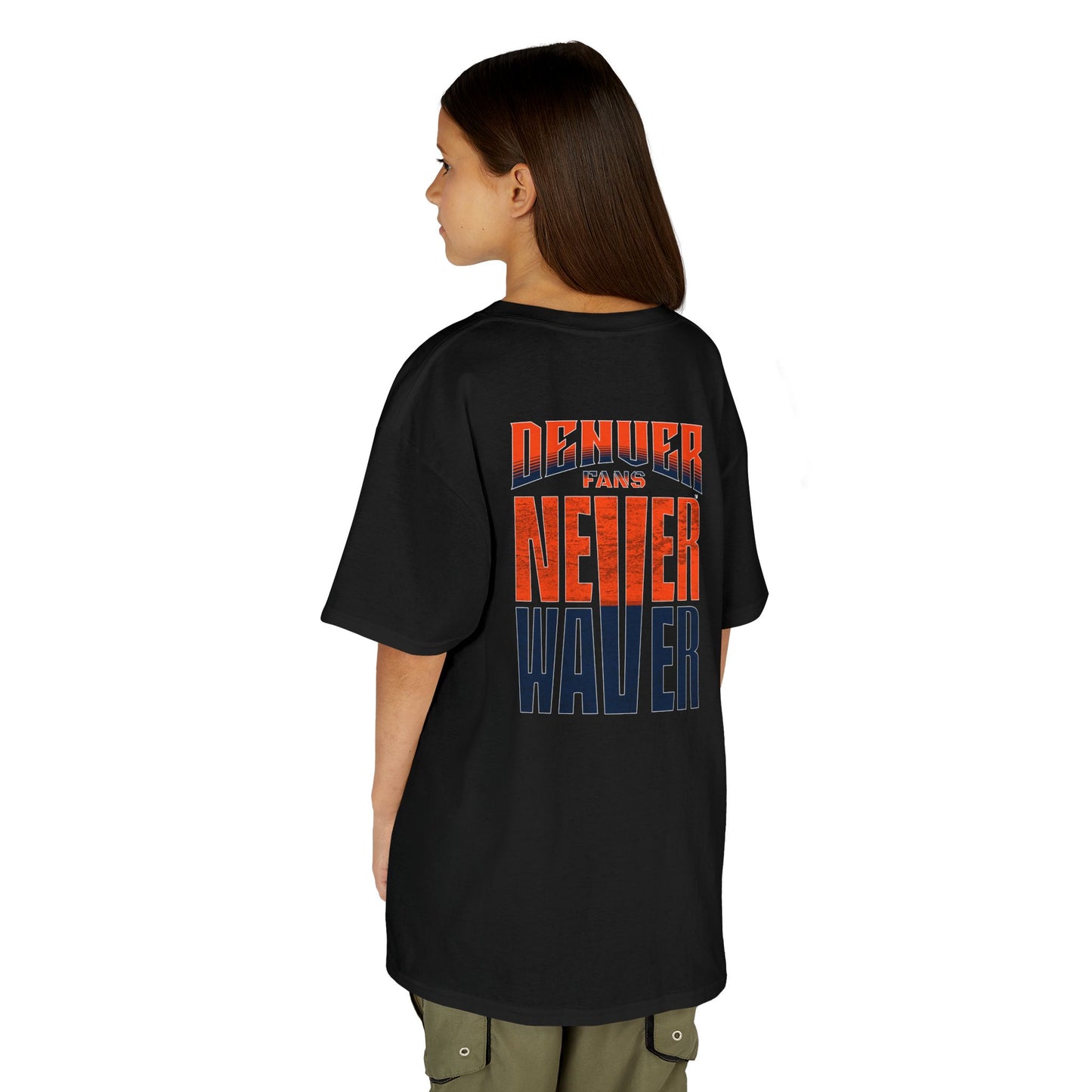 Denver Fans Never Waver Kids Heavy Cotton™ Tee