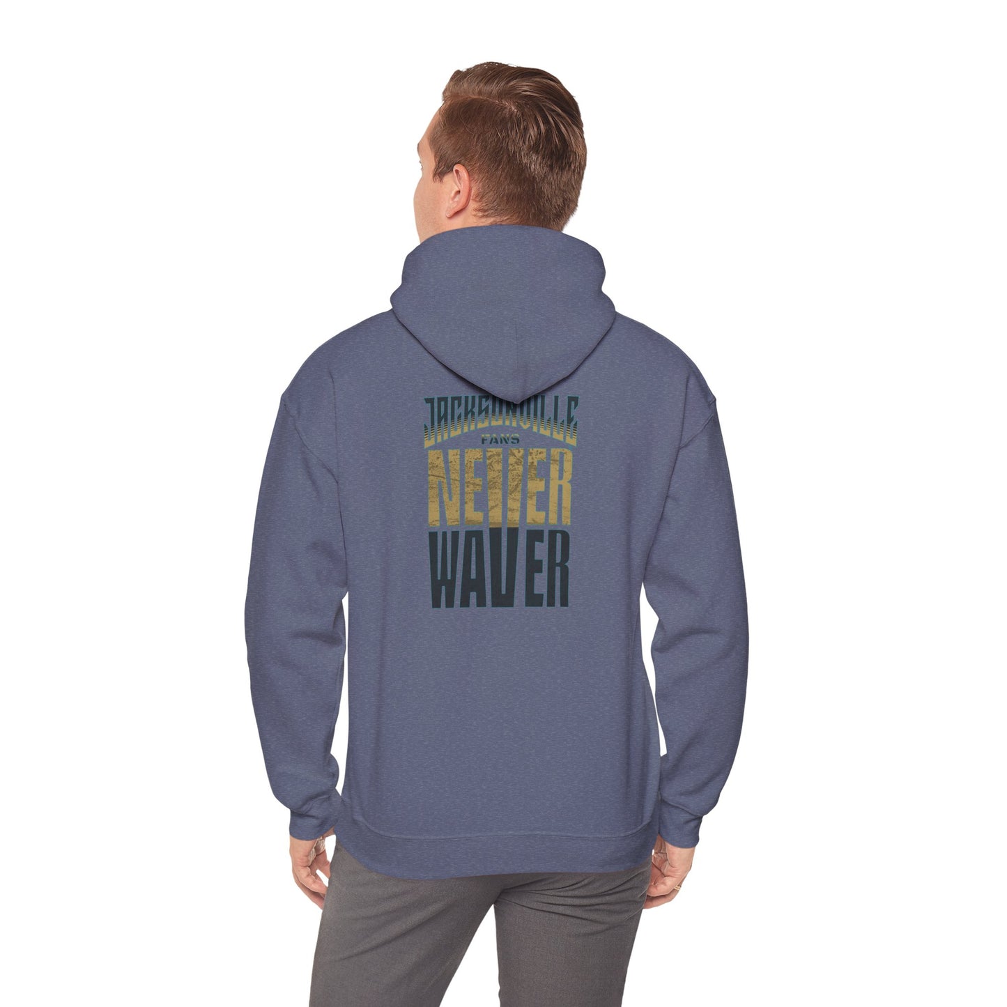 Jacksonville Fans  Never Waver Unisex Heavy Blend™ Hoodie -Sweatshirt