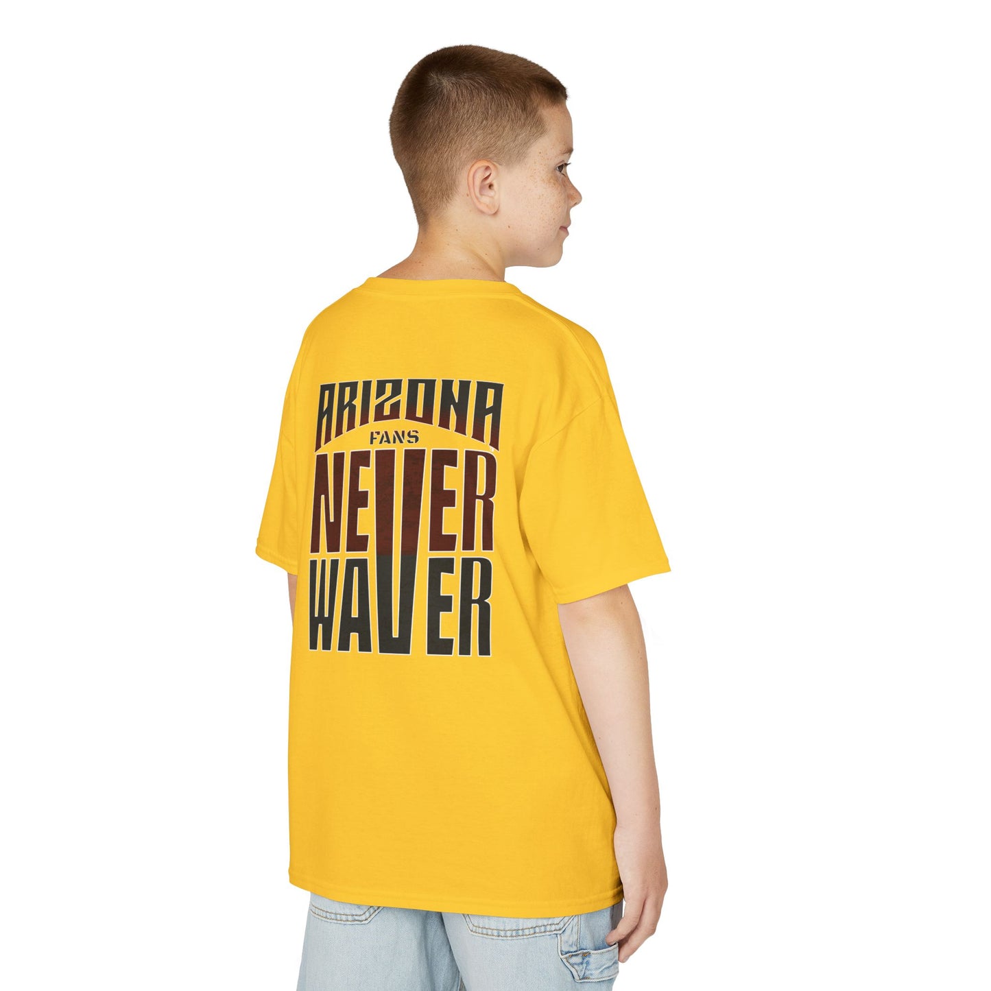 Arizona Fans Never Waver Kids Heavy Cotton™ Tee