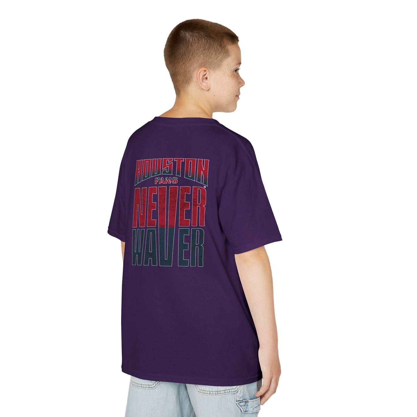Houston Fans Never Waver Kids Heavy Cotton™ Tee