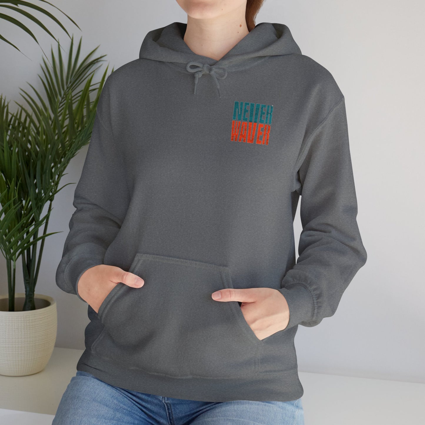 "Miami Fans Never Waver" Inspirational Hoodie