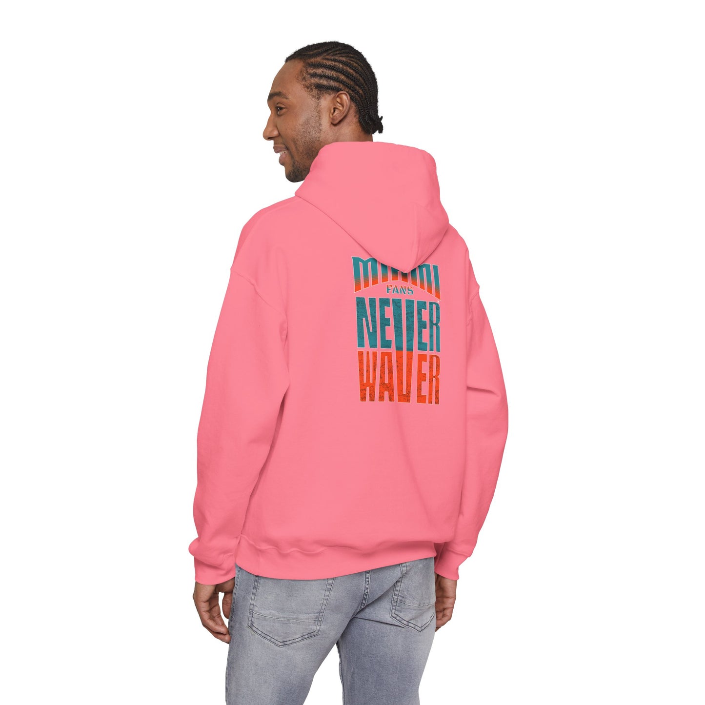 "Miami Fans Never Waver" Inspirational Hoodie