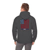 Never Waver Stylized Flag DesighnPatriotic Unisex Heavy Blend Hoodie