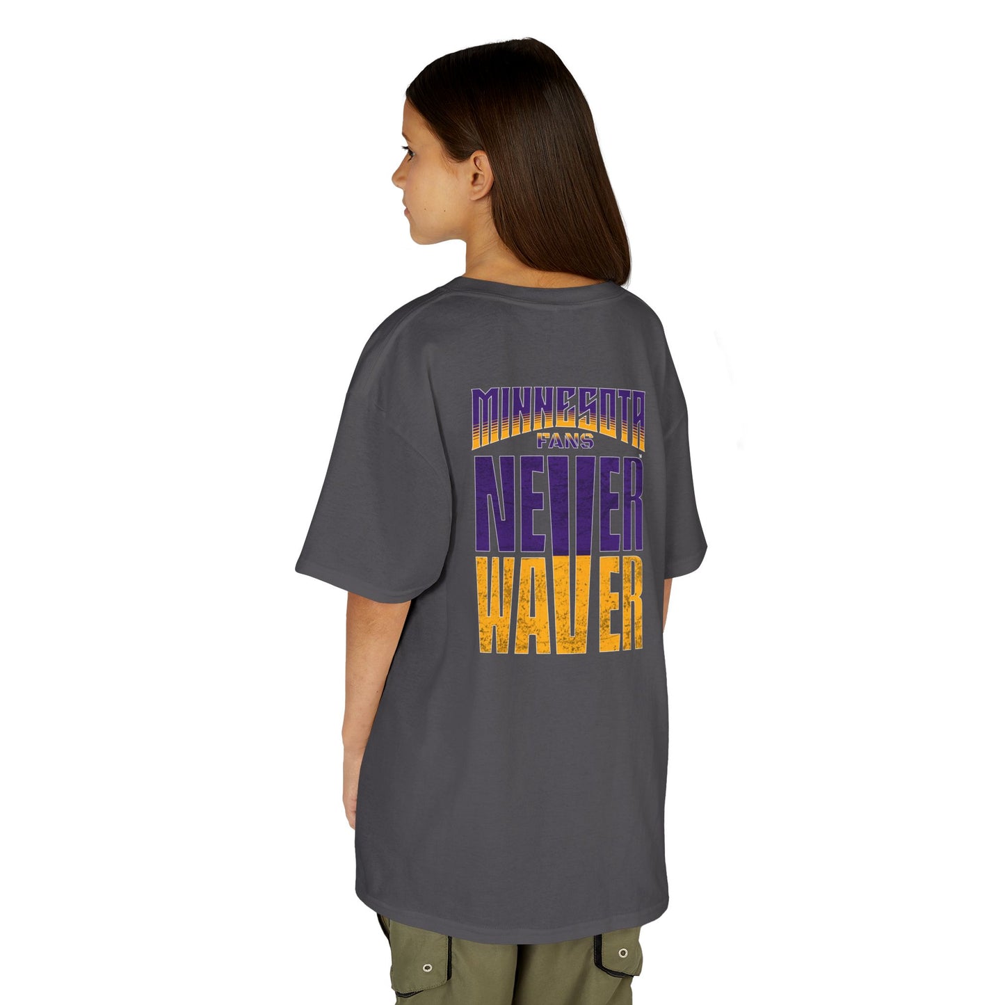 Minnesota Fans Never Waver Kids Heavy Cotton™ Tee