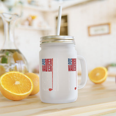 Never Waver Golf Mason Jar Cup - Perfect for Golf Lovers!
