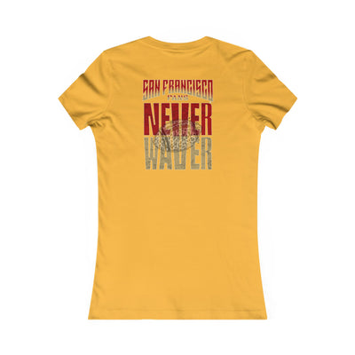 San Francisco Fans Never Waver With Leopard Football Women's Favorite Tee