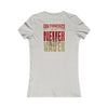 San Francisco Fans Never Waver With Leopard Football Women's Favorite Tee