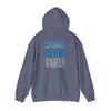 "Detroit Fans NEVER WAVER w Leopard Football" Inspirational Wear Unisex Heavy Blend™ Hooded Sweatshirt