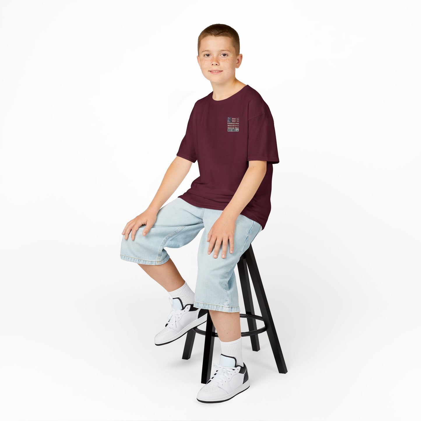 Never Waver® Earn It T-Shirt | Old-School Backbone | Kids Tee