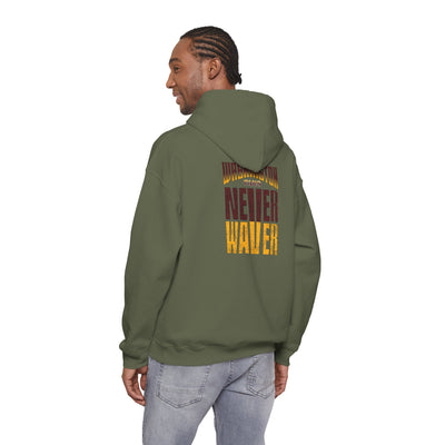 'Washington Fans Never Waver' Design for Sports Fans Comfortable Unisex Heavy Blend™ Hooded Sweatshirt