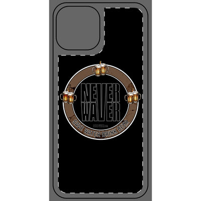 Never Waver Save Water Drink Beer Phone Skin - Beer Lover's Accessory