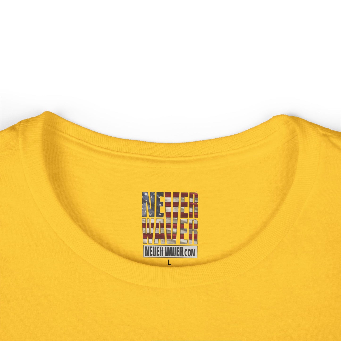Never Waver Save Water Drink Coffee Women's Soft Style Tee