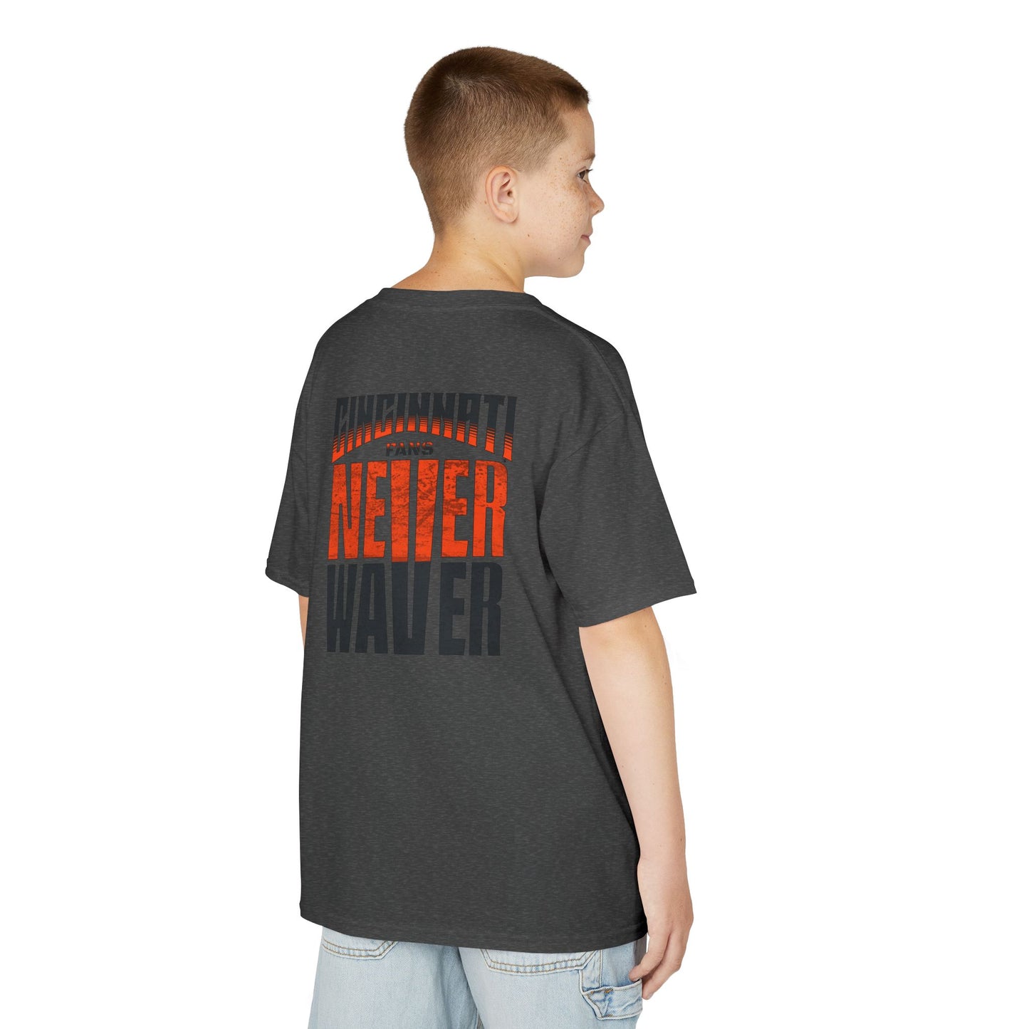 Cincinnati Fans Never Waver Kids Heavy Cotton™ Tee