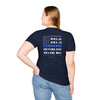 Never Waver Back The Blue  Unisex Softstyle T-Shirt