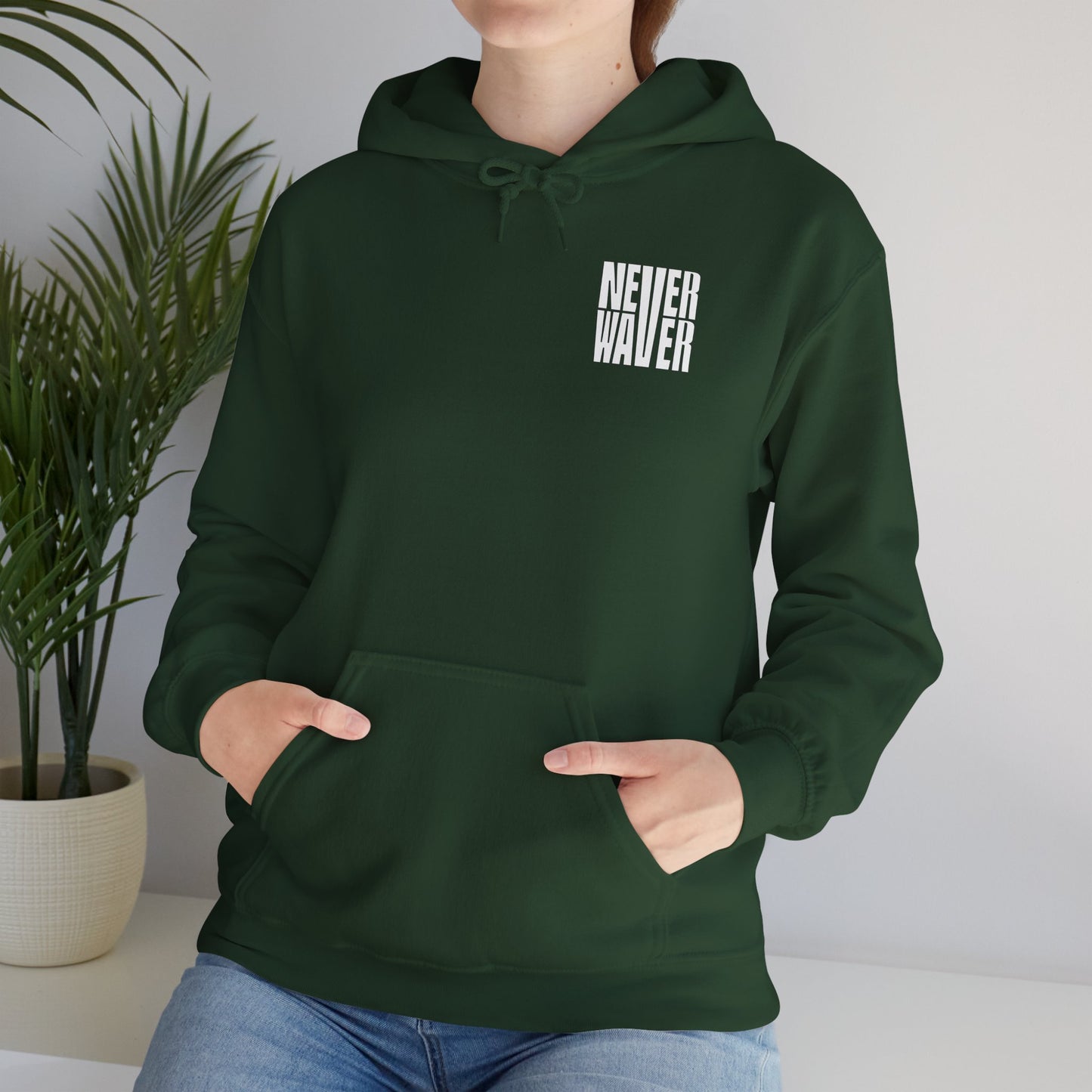 Never Waver I Don't Ride on the Crazy Train I Drive It Unisex Heavy Blend™ Hooded Sweatshirt
