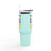 Minnesota Never Waver W-Leopard Football Insulated Travel Mug, 40oz