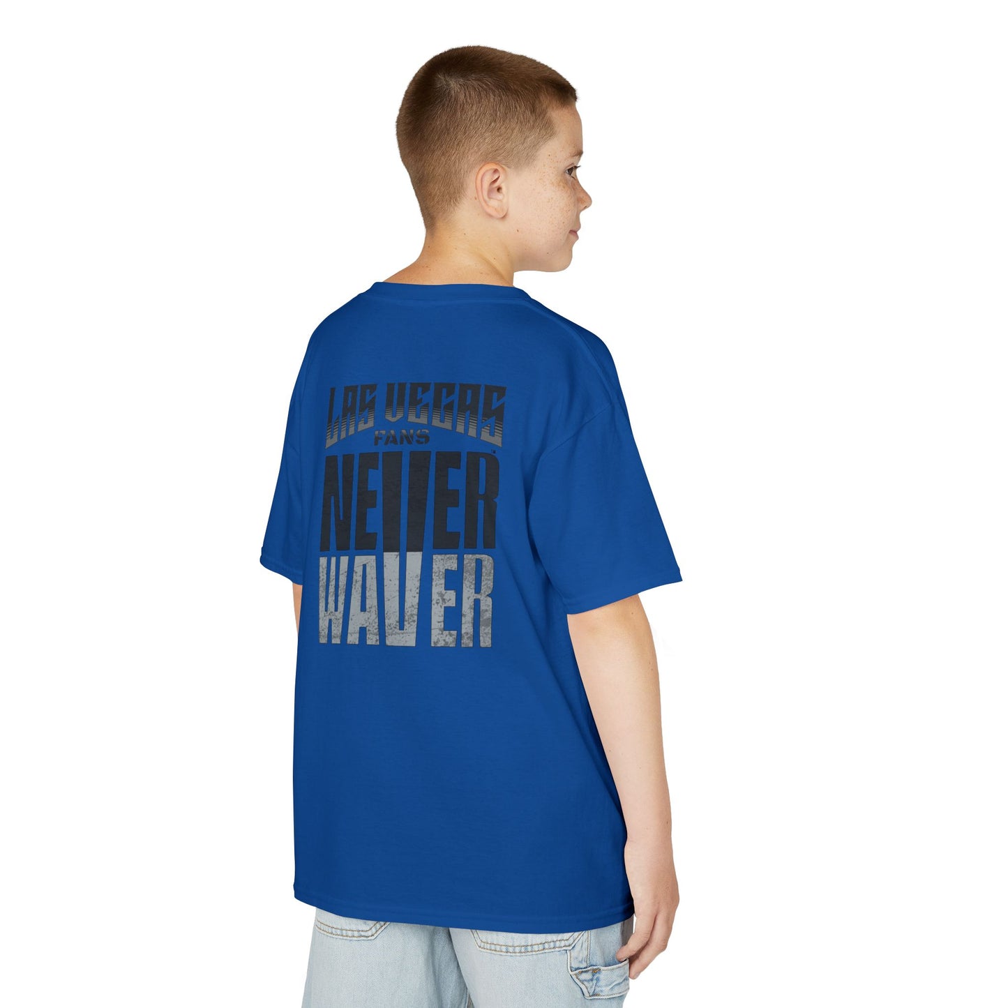 Las Vegas Fans Never Waver Kids Heavy Cotton™ Tee