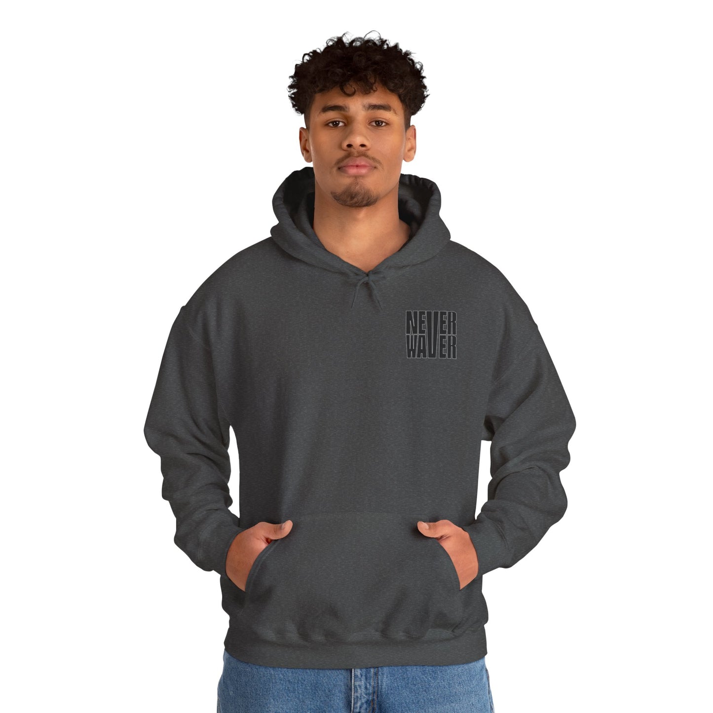 'Never Waver Best Buckin' Dad Ever ' Unisex Heavy Blend™ Hoodie