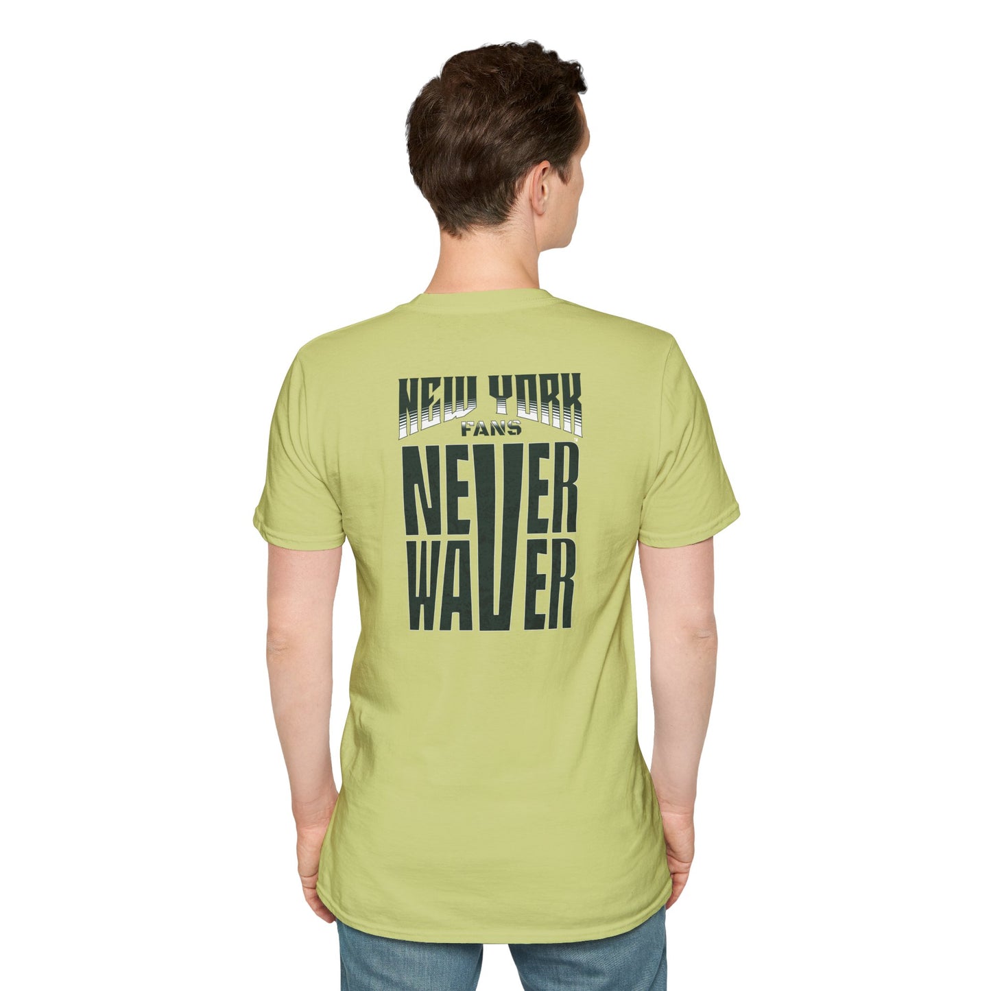 New York Fans Never Waver Unisex Softstyle T-Shirt