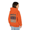 Seattle Fans Never Waver Youth Heavy Blend Hooded Sweatshirt