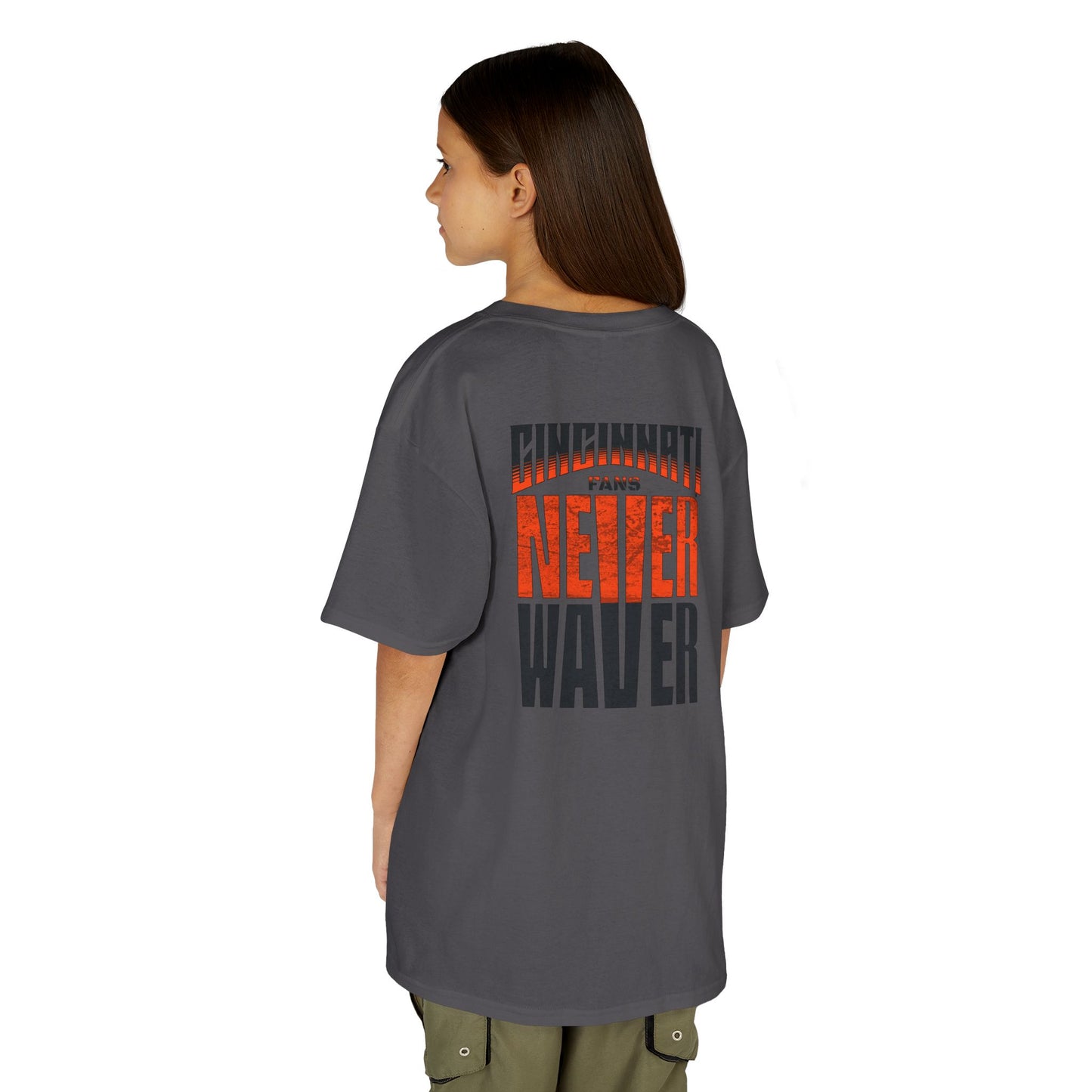 Cincinnati Fans Never Waver Kids Heavy Cotton™ Tee