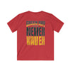 Green Bay Fans Never Waver Kids Softstyle Tee