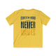 Green Bay Fans Never Waver Kids Softstyle Tee