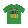 Green Bay Fans Never Waver Kids Softstyle Tee
