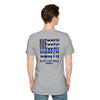 Never Waver Back The Blue  Unisex Softstyle T-Shirt