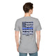 Never Waver Back The Blue Unisex Softstyle T-Shirt by Printify