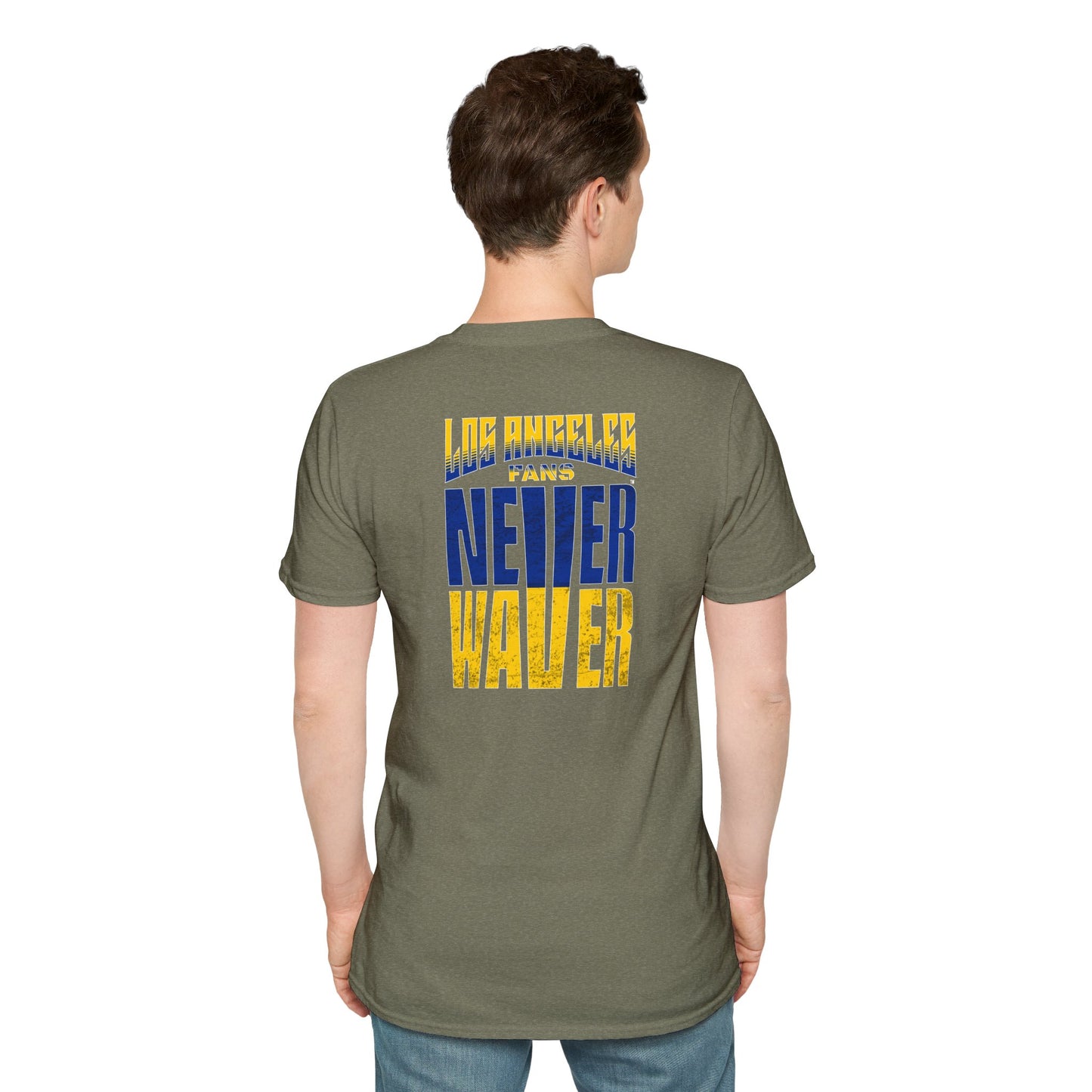 Los Angeles Fans Never Waver Unisex Softstyle T-Shirt