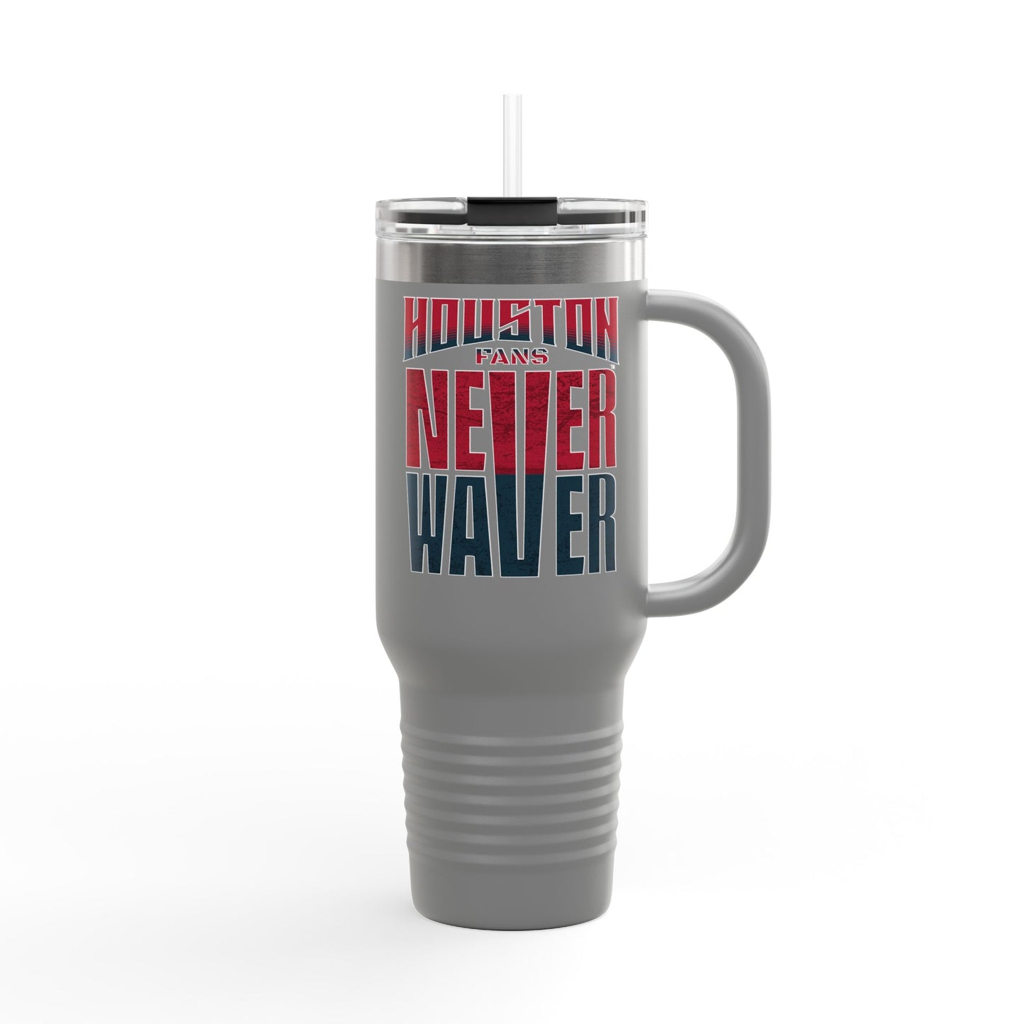 Houston Fans Never Waver Insulated Travel Mug, 40oz