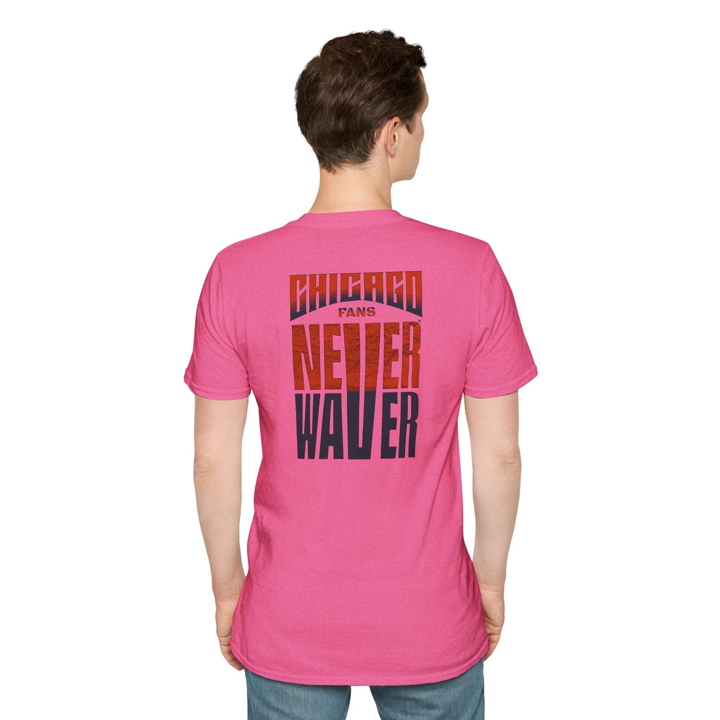 Chicago Fans Never Waver Unisex Softstyle T-Shirt