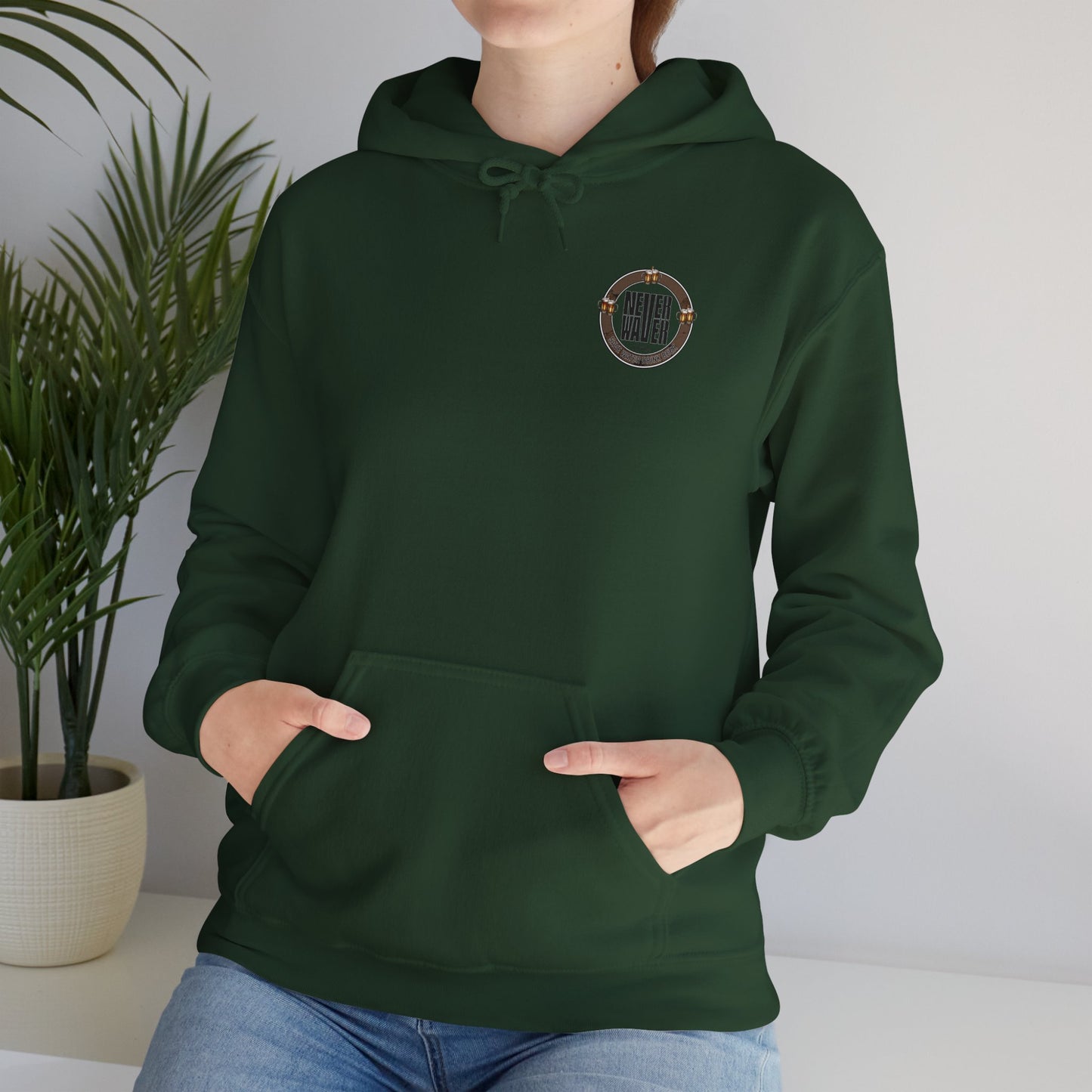 Never Waver Save Water Drink Beer Unisex Heavy Blend™ Hoodie Sweatshirt - Cozy Comfort for Everyday Adventures