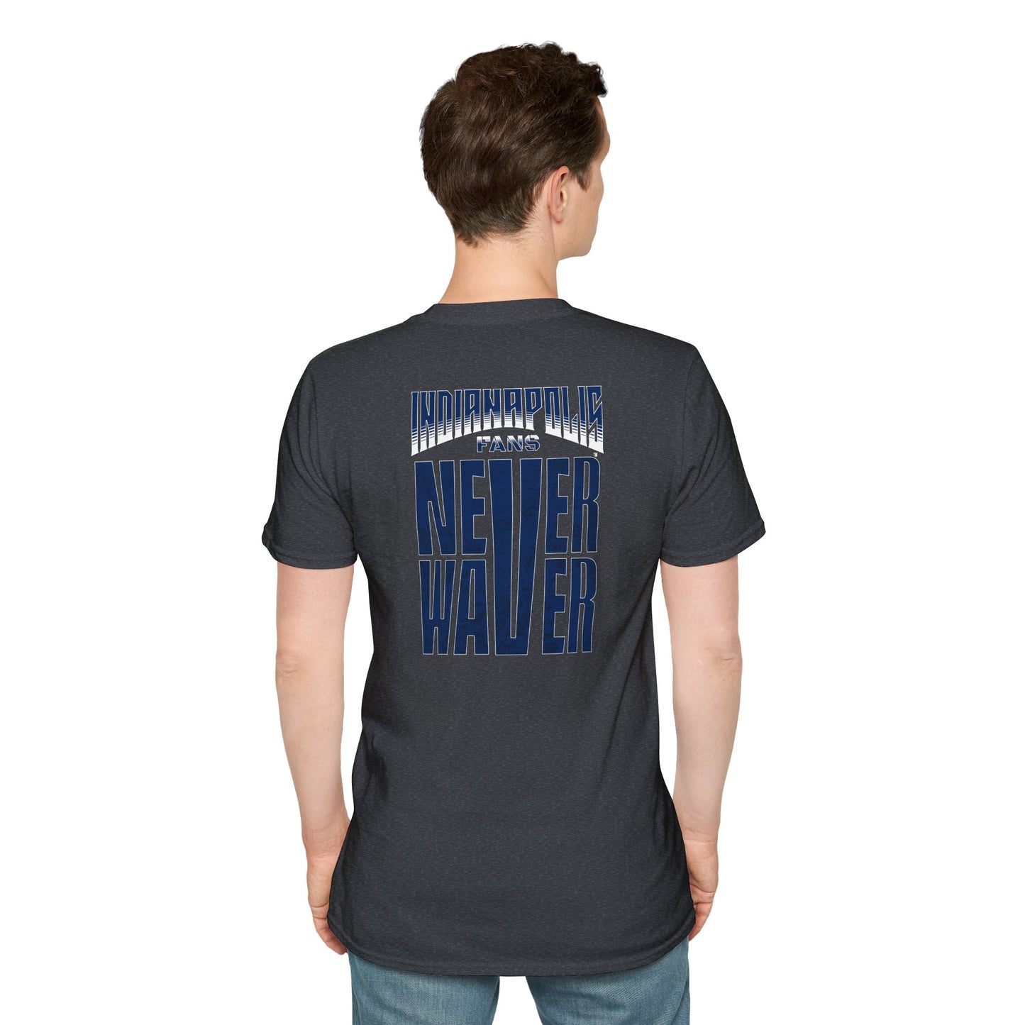 Indianapolis Fans Never Waver Unisex Softstyle T-Shirt