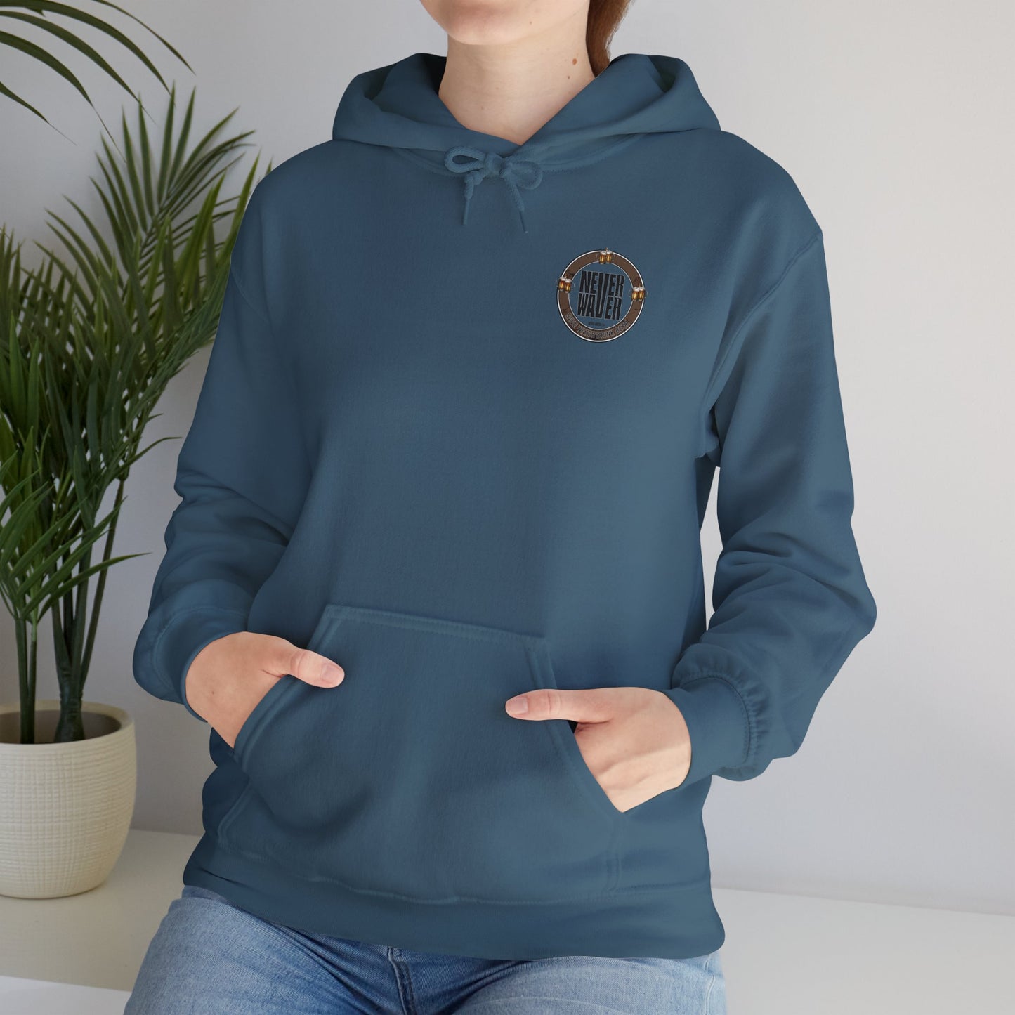 Never Waver Save Water Drink Beer Unisex Heavy Blend™ Hoodie Sweatshirt - Cozy Comfort for Everyday Adventures