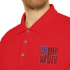 Never Waver Embroidered adidas Unisex Performance Polo