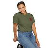 Never Waver Just A Mom Trying Not to Raise A&&holes' Design Unisex Garment-Dyed T-Shirt - '